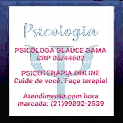 Psicóloga Glauce Gama Psicoterapia Online